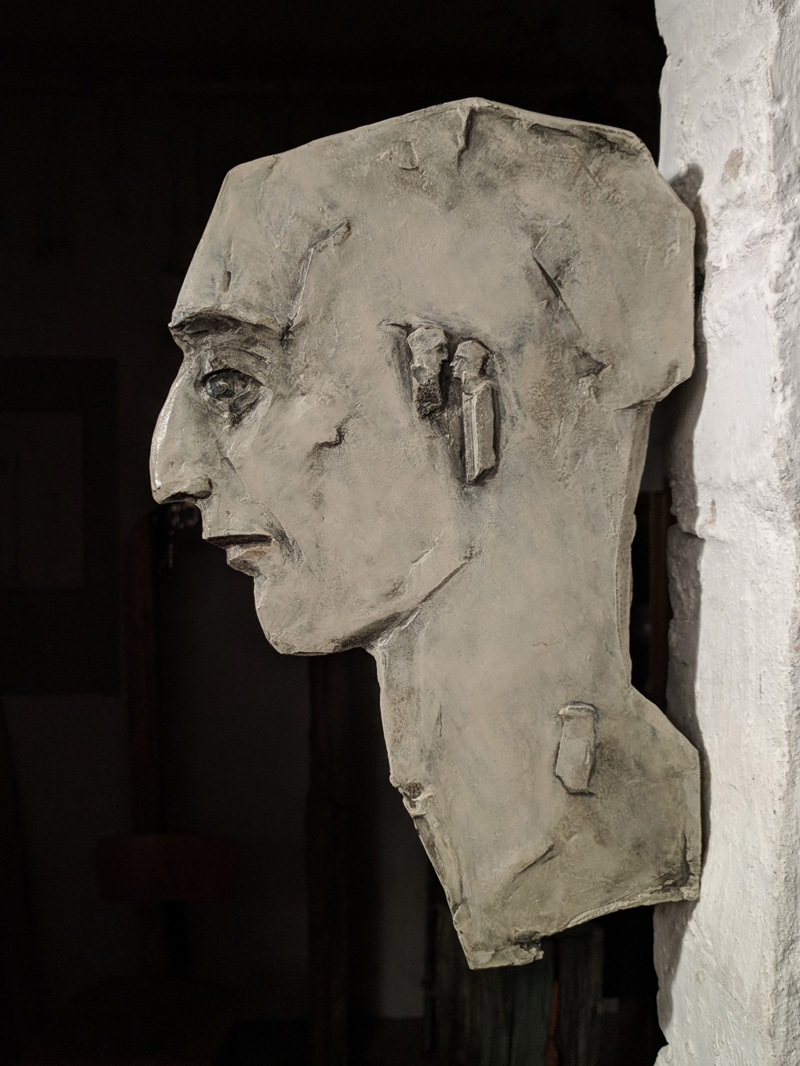 Katharina Gerold, Profil 10-05, 2010-2017, Bronze 2v6+EA, 34 x 21 x 3 cm