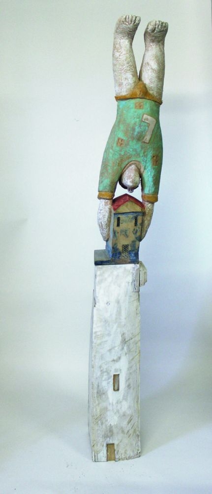 Hauswart, 2013, Holz bemalt