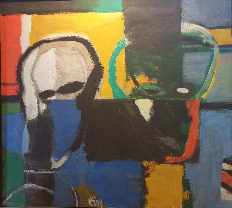Achim Freyer, „Aus der Serie "Zwei Köpfe"“, 1998