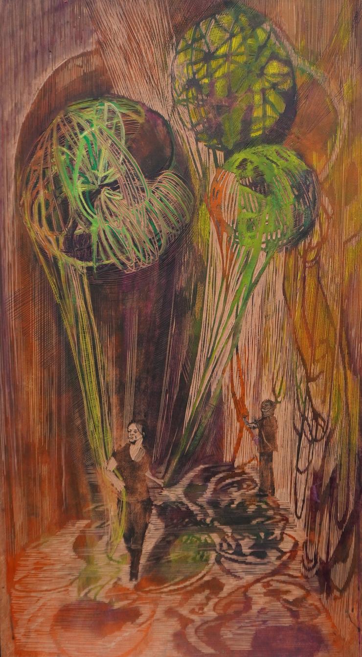 Sabine Ostermann, „Nachtkugel“, 2023
