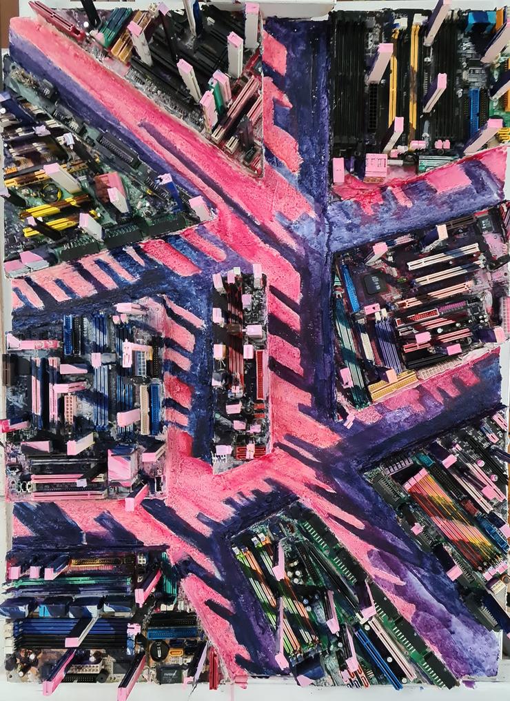 Trak Wendisch, „Kleines Statt (Hommage à Monet) IV“, 2024