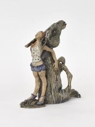 Ariane Boss, „Pferd und Frau“, 2023