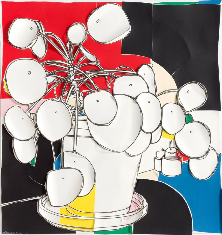 Marion Eichmann, „Blumen Blätter I“, 2023