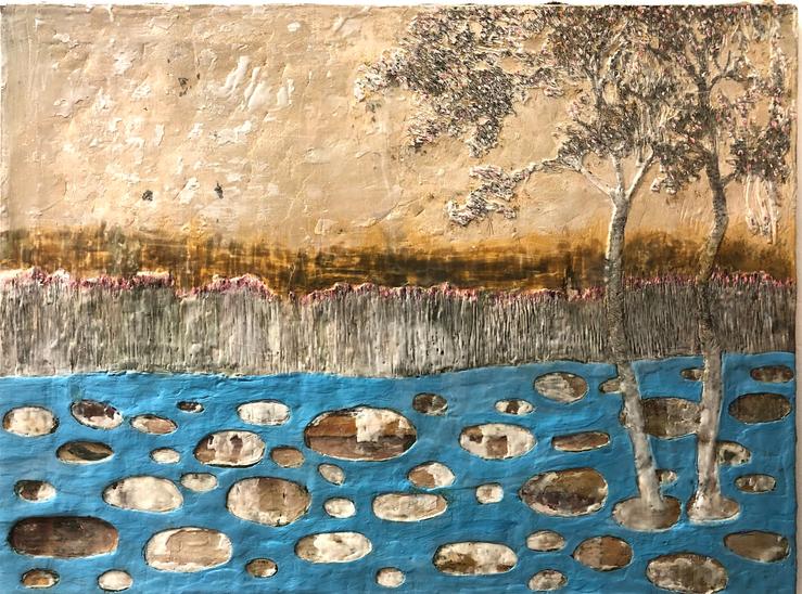 Heike Jeschonnek, „Mond im Schilf“, 2023