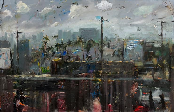 Armin Völckers, „Study For A Street In Sao Paulo“, 2023