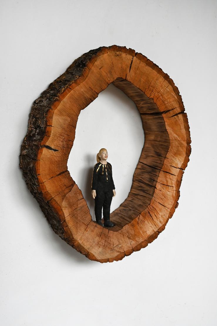 Johannes Hepp, „Frau in Rund“, 2024