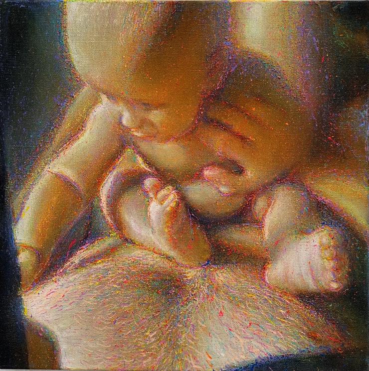 Lars Theuerkauff, „Vater und Sohn II/2“, 2021