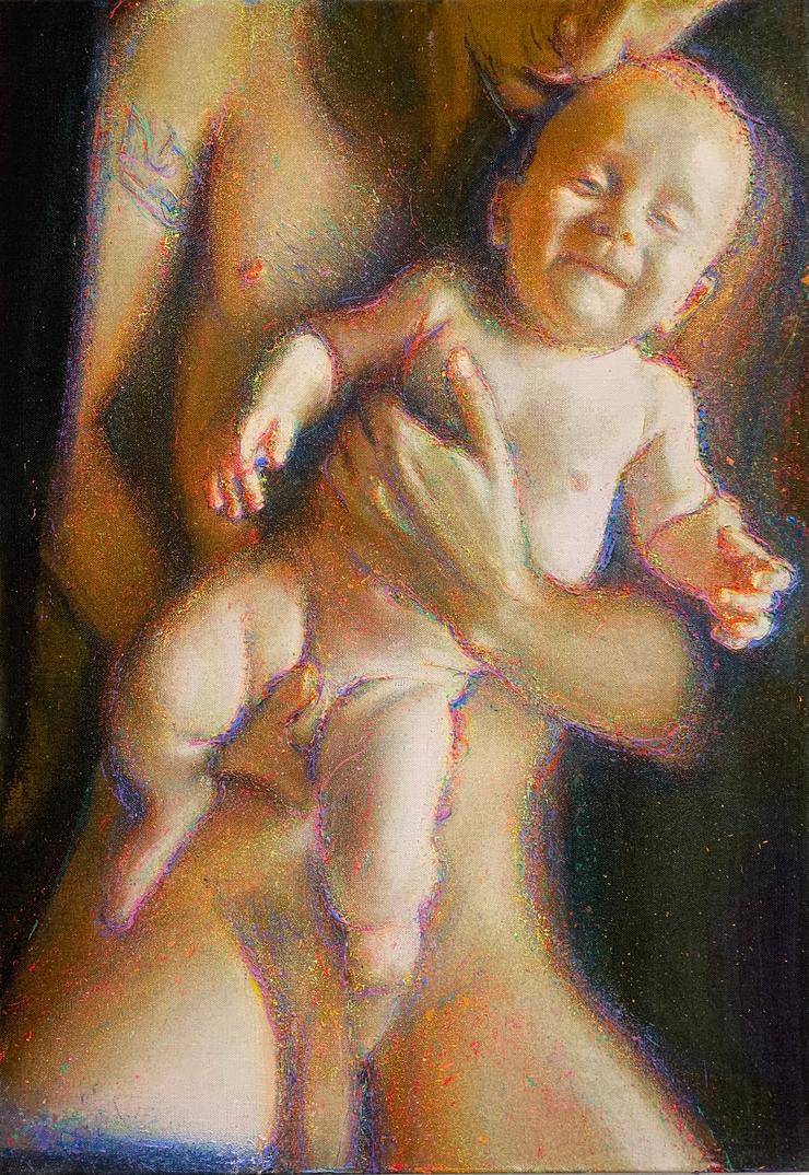Lars Theuerkauff, „Vater und Sohn II/5“, 2021
