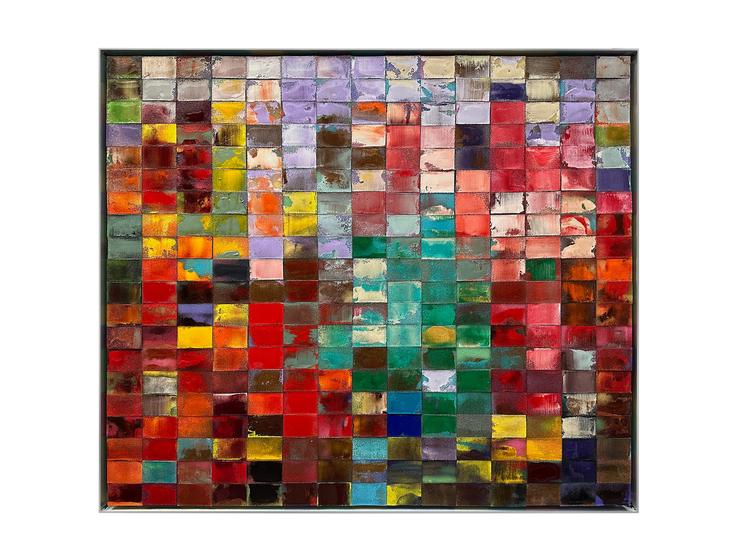 Fahar Al-Salih, „Drawing Rainbow on a Dark Sky“, 2024