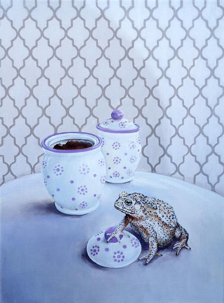 Persis Eisenbeis, „Kaffeetisch und Kröte“, 2025