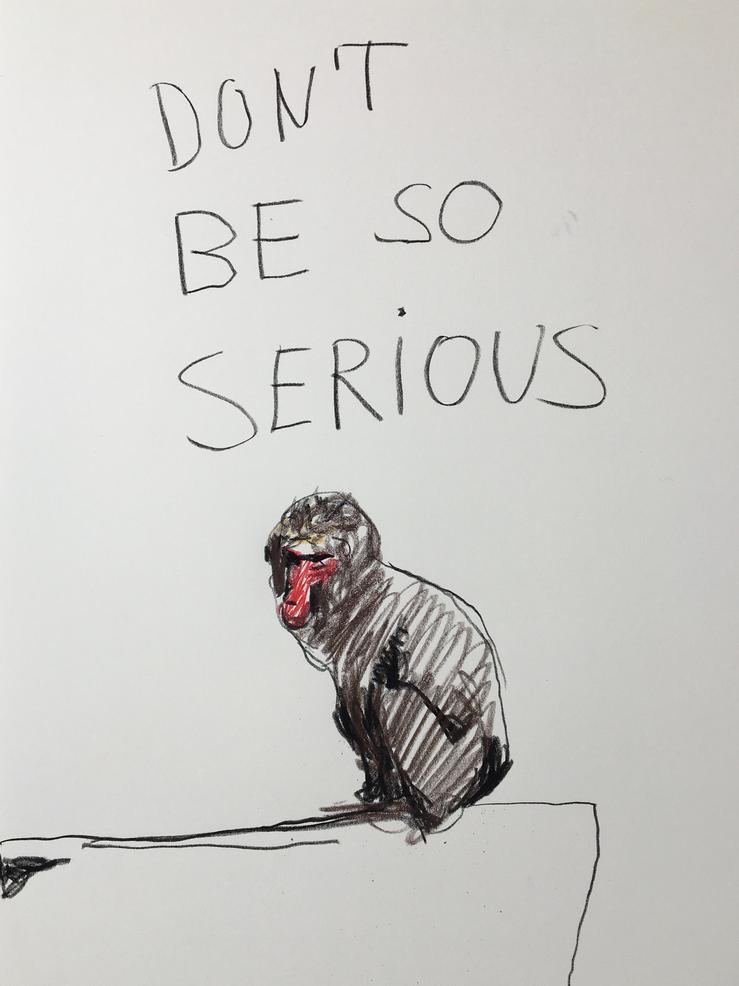 Karsten Kusch, „Serie Zootiere - Affe“, 2025