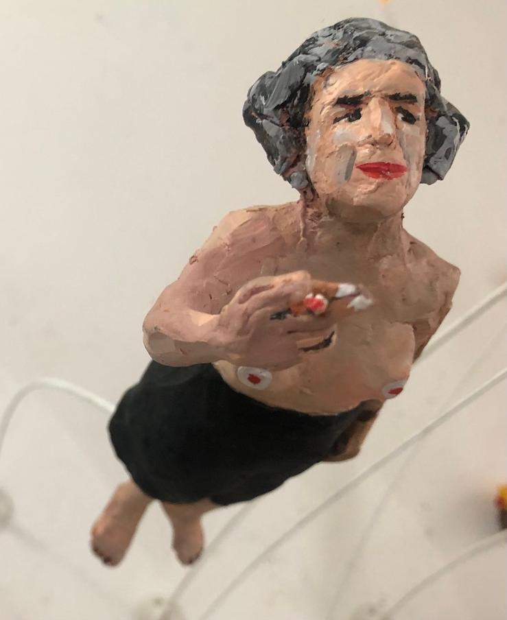 Volker März, „Arendt raucht in der Luft“, 2024