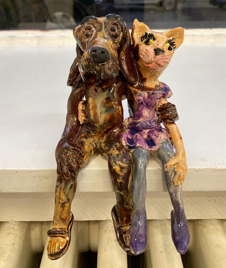 Ariane Boss, „Katz und Hund“, 2025