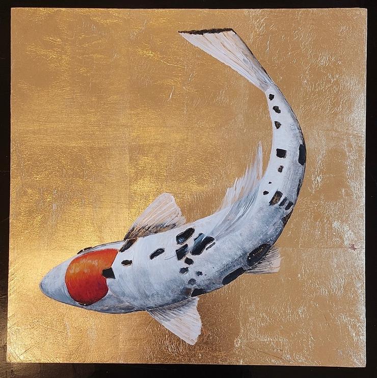 Andreas Maier, „Tancho-Koi -  aus der Serie lebende Juwelen“, 2024