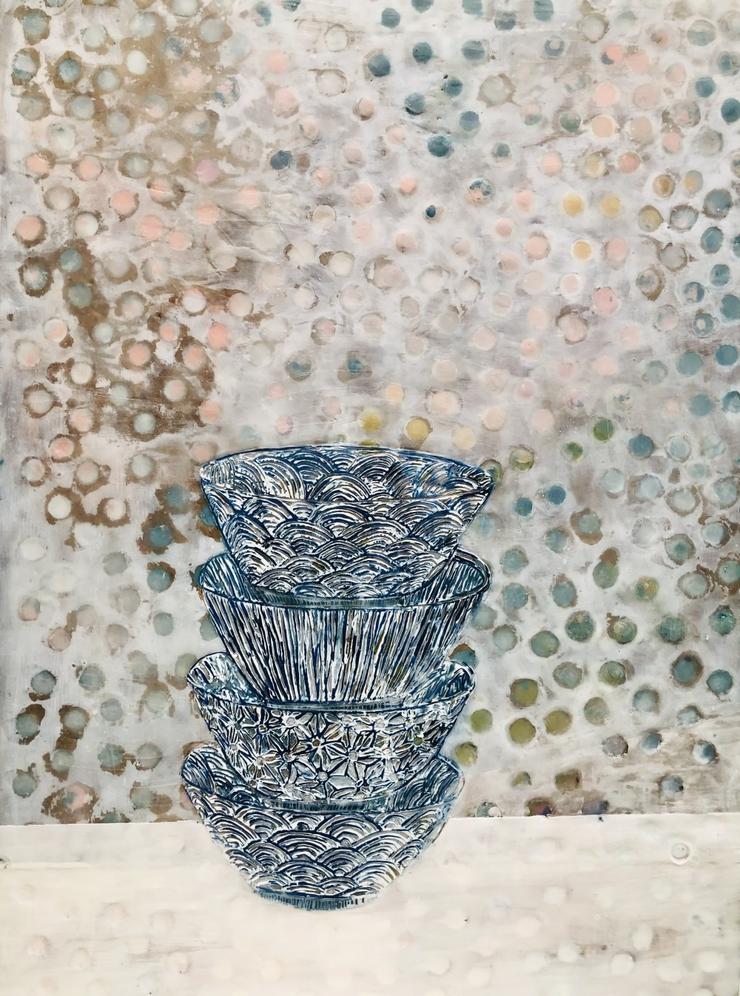 Heike Jeschonnek, „Stillleben Schale 5“, 2024