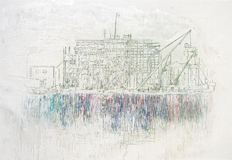 Heike Jeschonnek, „Wiederaufbau 1956“, 2022