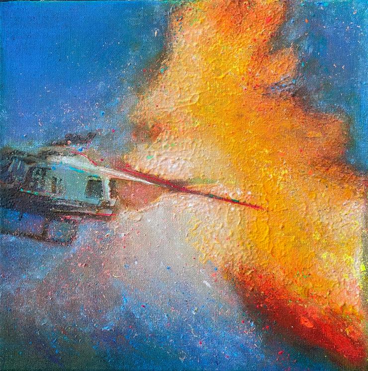 Lars Theuerkauff, „Kim Novak Helicopter Crash 2“, 2023