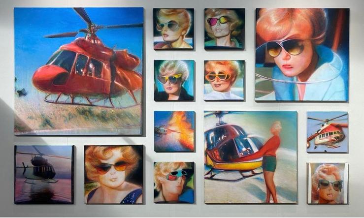 Lars Theuerkauff, „Kim Novak (Helicopter Crash)“