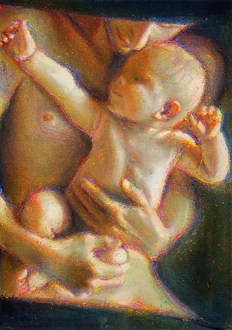 Lars Theuerkauff, „Vater und Sohn II/4“, 2021