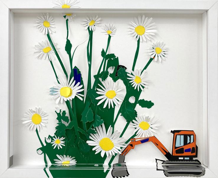 Marion Eichmann, „Blumen + Bagger“, 2021