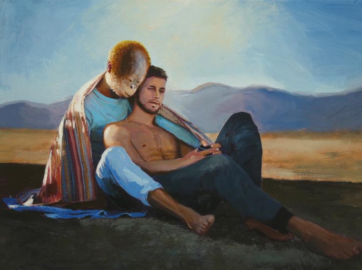 Volker März, „Wüstenlandschaft voller Liebe“, 2021
