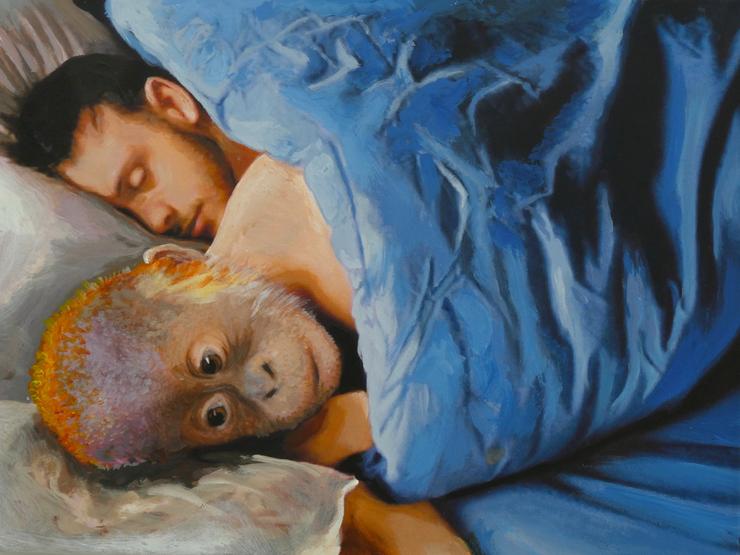 Volker März, „Bettlandschaft“, 2021