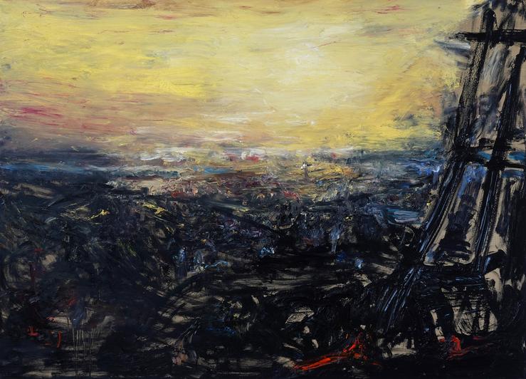 Michael Ramsauer, „Abendstadt 2“, 2021