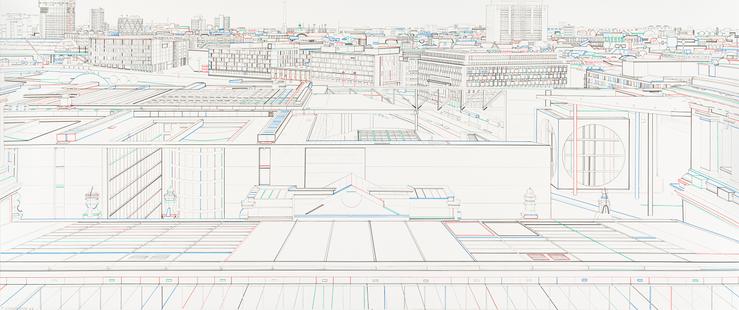 Marion Eichmann, „Panorama Blick HBF“, 2022
