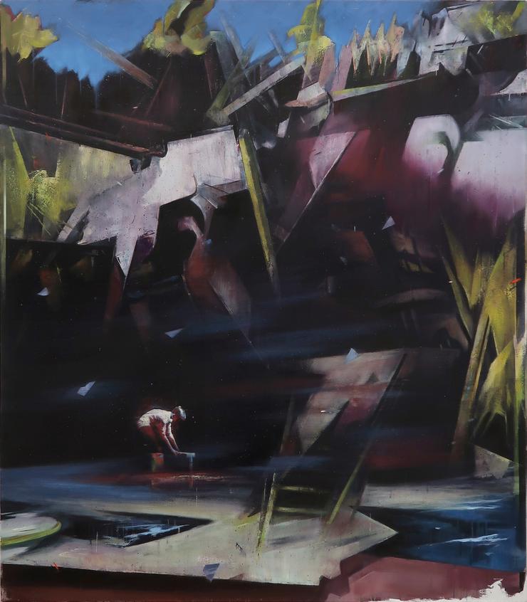 Michael Streun, „Durchzug“, 2020/21