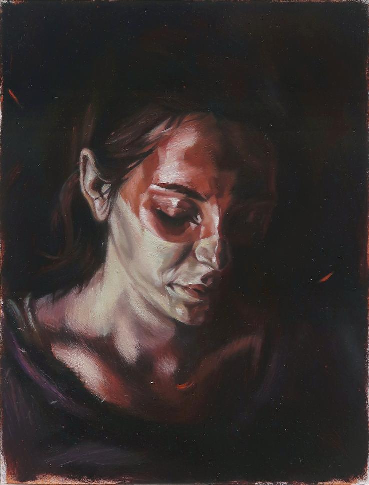 Michael Streun, „Atalie (Studie)“, 2020