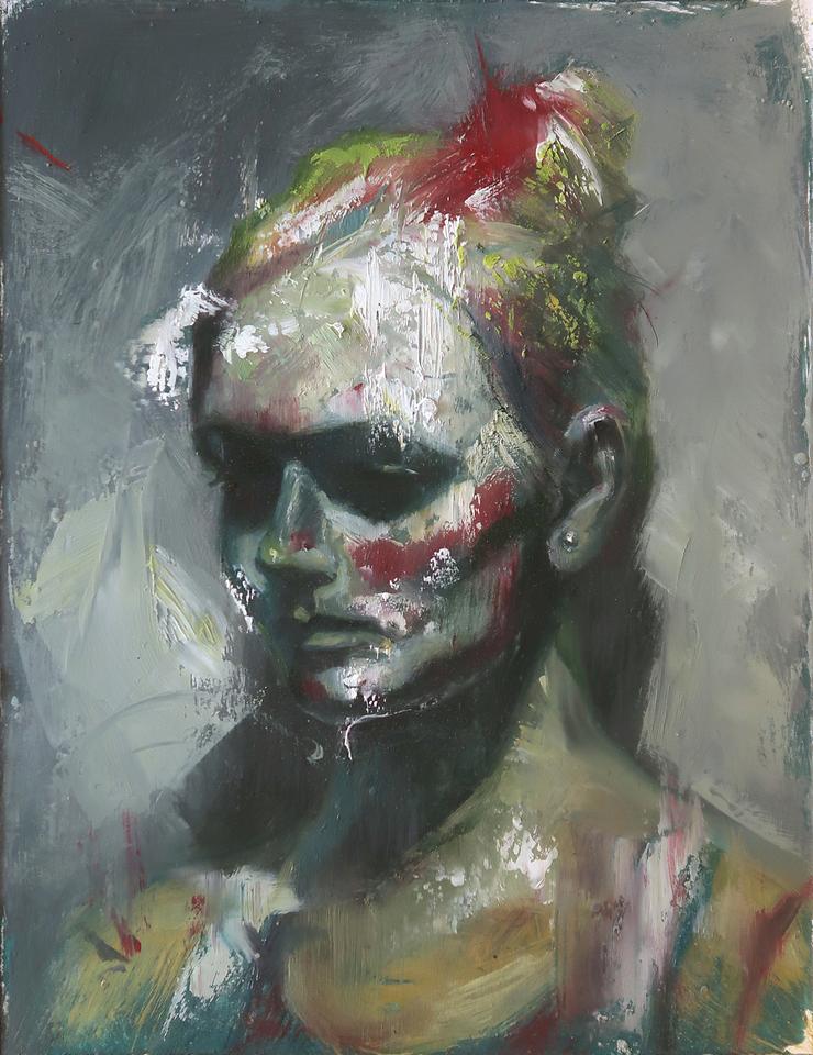 Michael Streun, „Ohne Titel (Studie)“, 2018