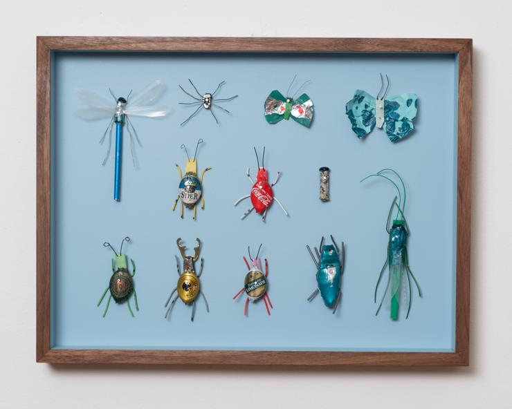 Matthias Garff, „Insektenkasten (Juli V)“, 2023