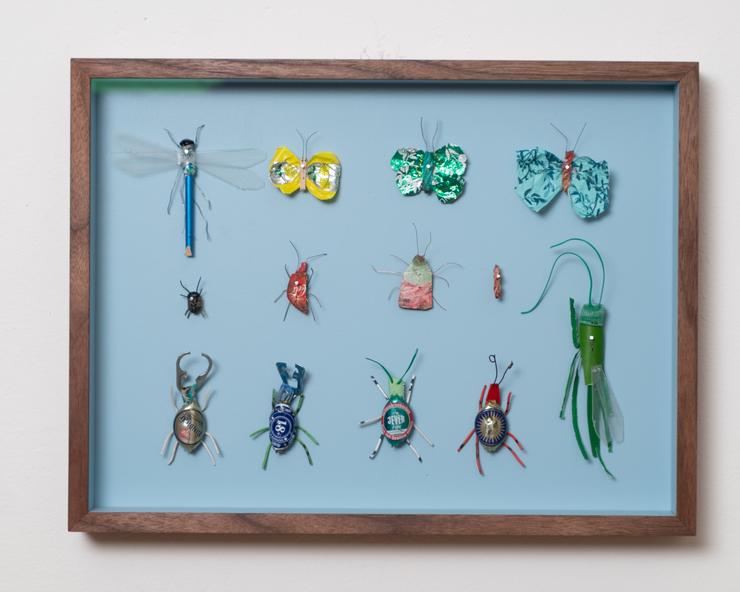 Matthias Garff, „Insektenkasten (Juli VI)“, 2023
