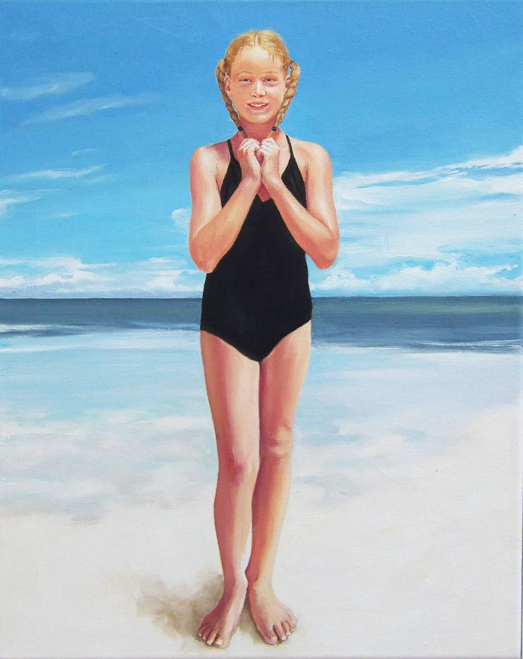 Persis Eisenbeis, „Mädchen am Strand“, 2025