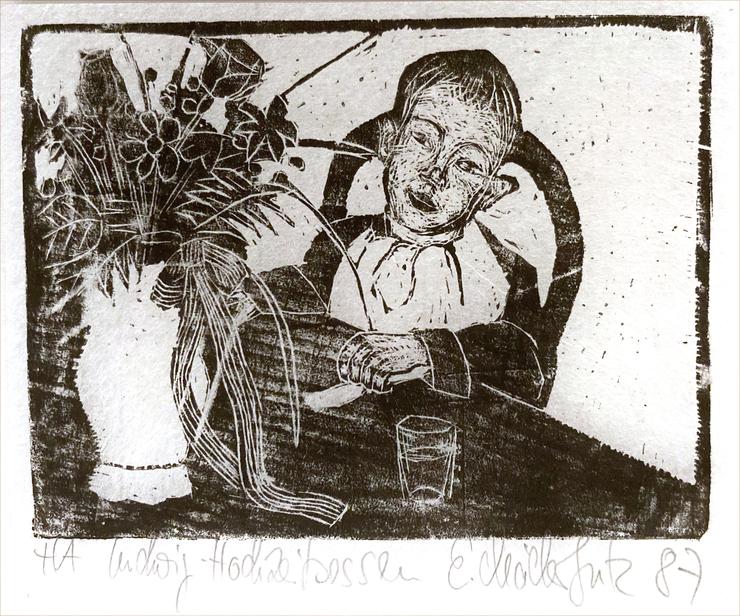 Ellen Maeder-Gutz, „Ludwig - Hochzeitsessen“, 1987