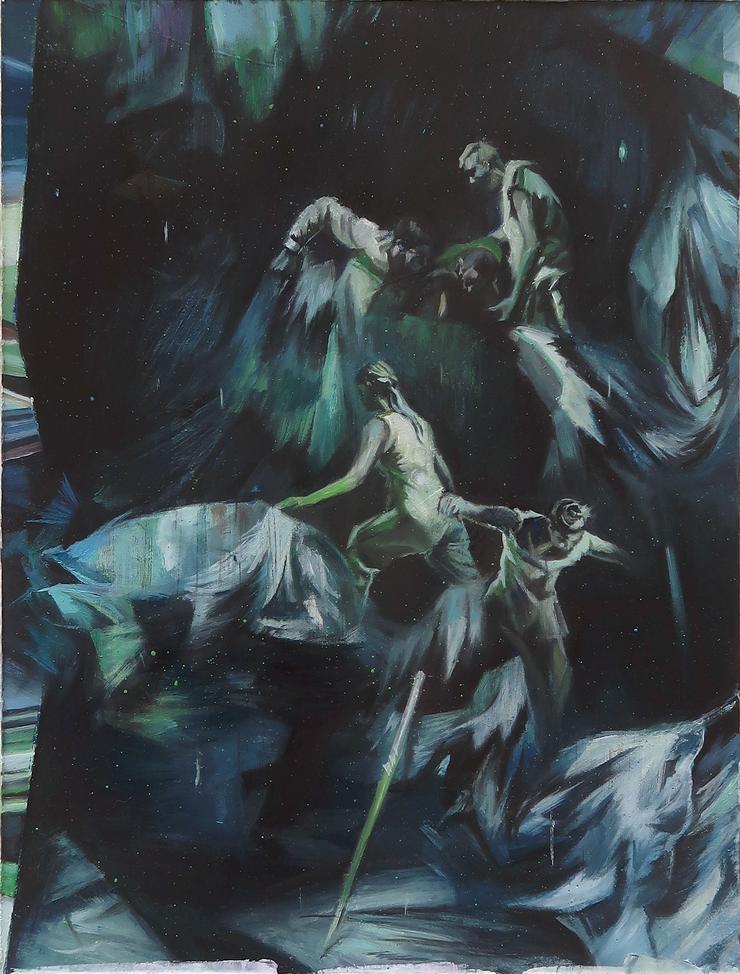 Michael Streun, „Begehung (Studie)“, 2023
