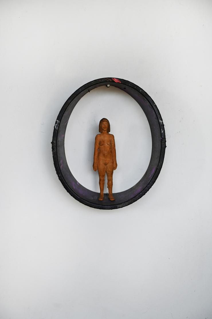 Johannes Hepp, „Akt im Eimer“, 2021