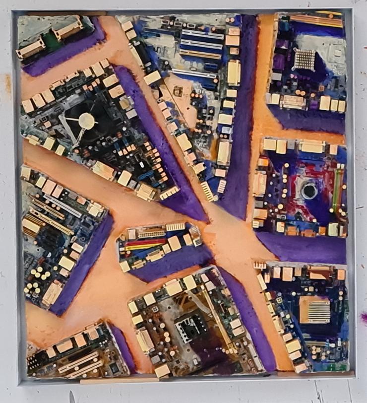 Trak Wendisch, „Kleines Statt (Hommage à Monet) II“, 2024