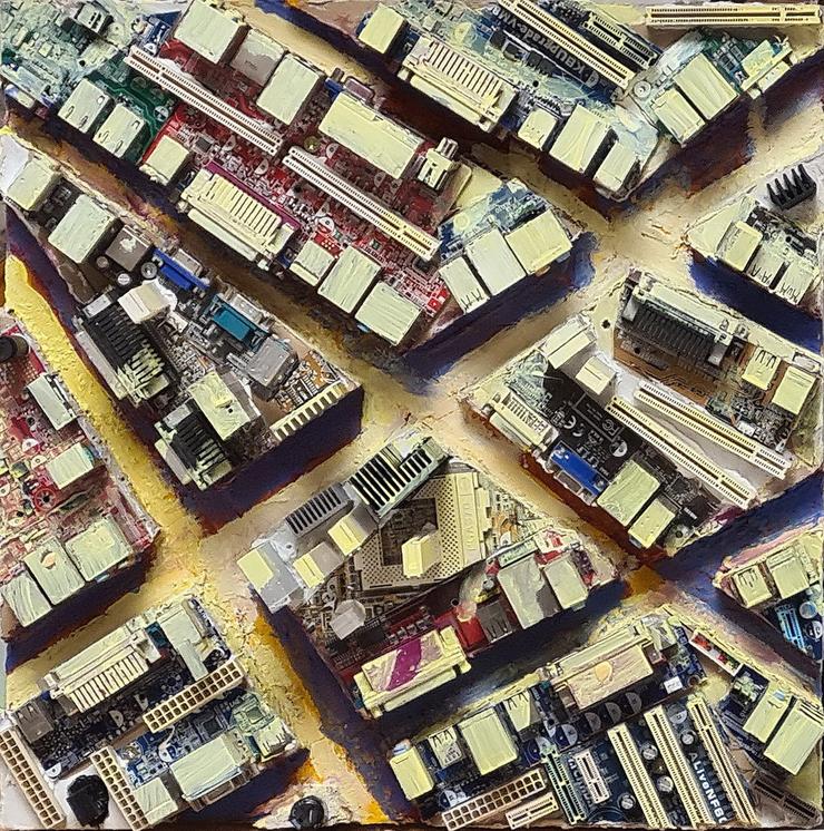 Trak Wendisch, „Kleines Statt (Hommage à Monet) VII“, 2024