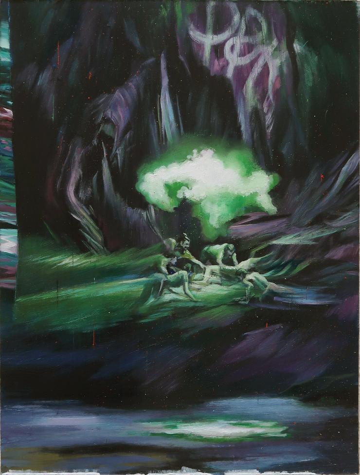 Michael Streun, „Spannungsfeld (Studie)“, 2023