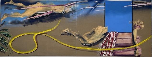 Stephanie Pech, „Falling in between (zweiteilig)“, 2024
