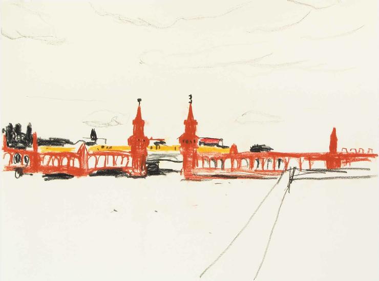 Karsten Kusch, „Oberbaumbrücke I“, 2022