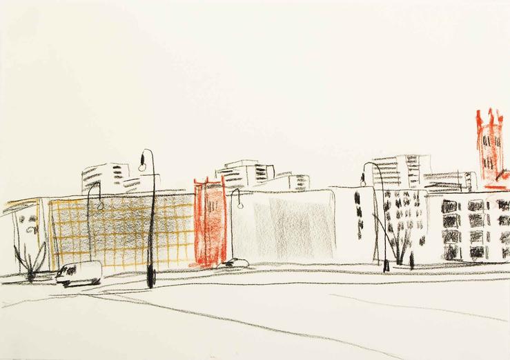 Karsten Kusch, „Unter den Linden II“, 2022