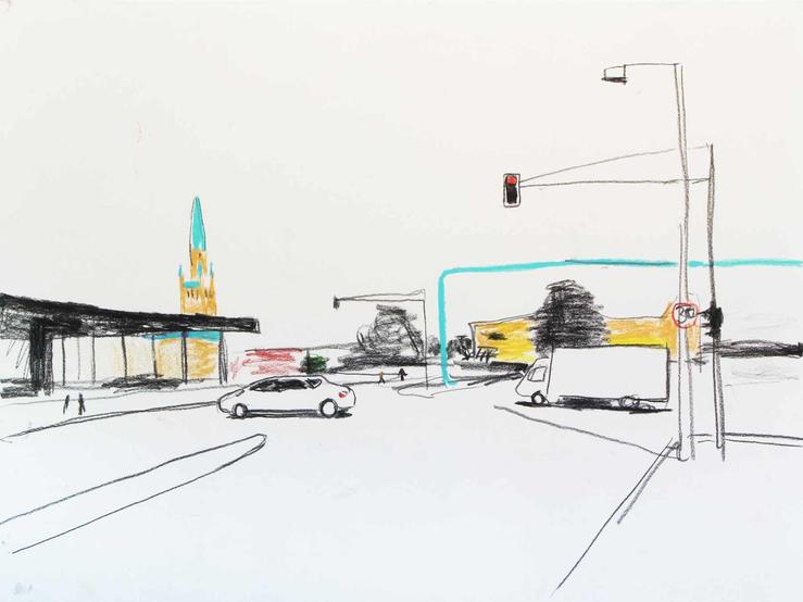 Karsten Kusch, „Potsdamer Straße II“, 2022