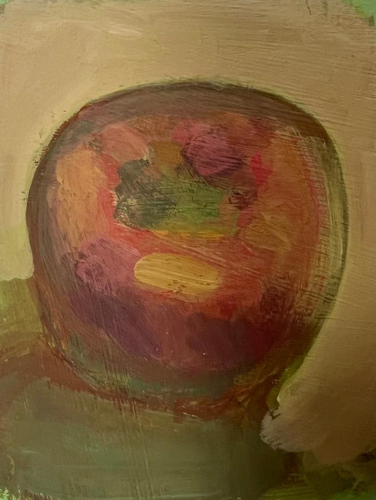 Werner Schmidt, „Apfel (Dämmerung)“, 2024