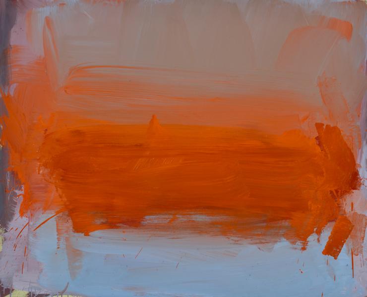 Werner Schmidt, „Diaphan (rot)“, 2023