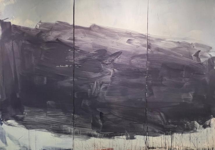 Werner Schmidt, „Schwere Wolke (3-teilig)“, 2017/2020