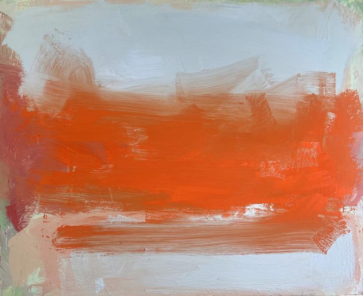 Werner Schmidt, „Diaphan (orange)“, 2023