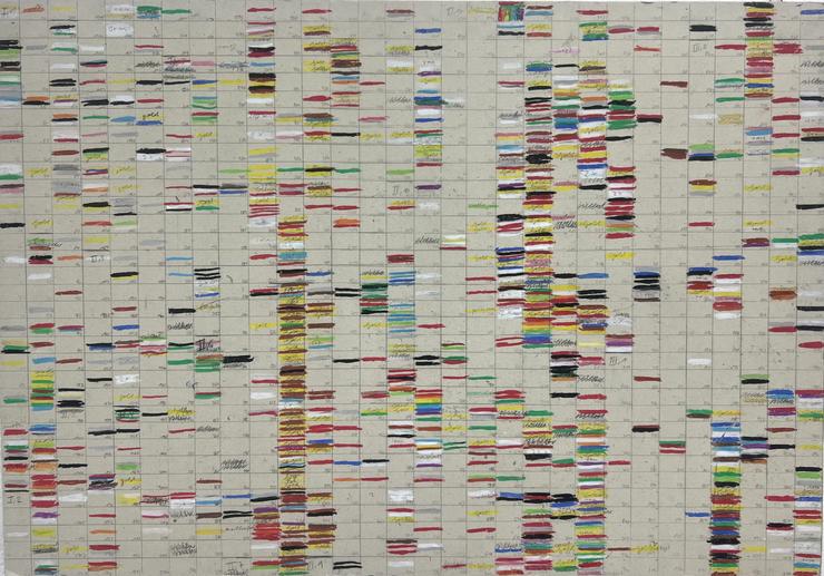 Werner Schmidt, „Farbtableau "Die Farben des Ulysses"“, 1996