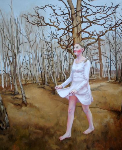 Sophia im Wald, 2015, 110 x 90 cm
